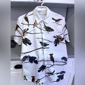 Small Bird Button Up